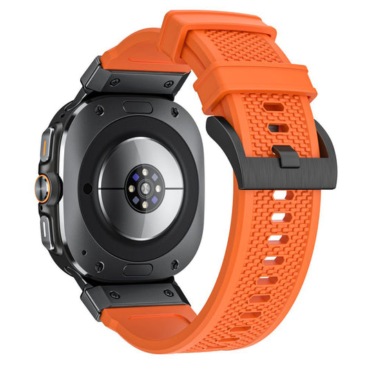 Bracelet Techsuit W068 pour Samsung Galaxy Watch Ultra, Orange Noir