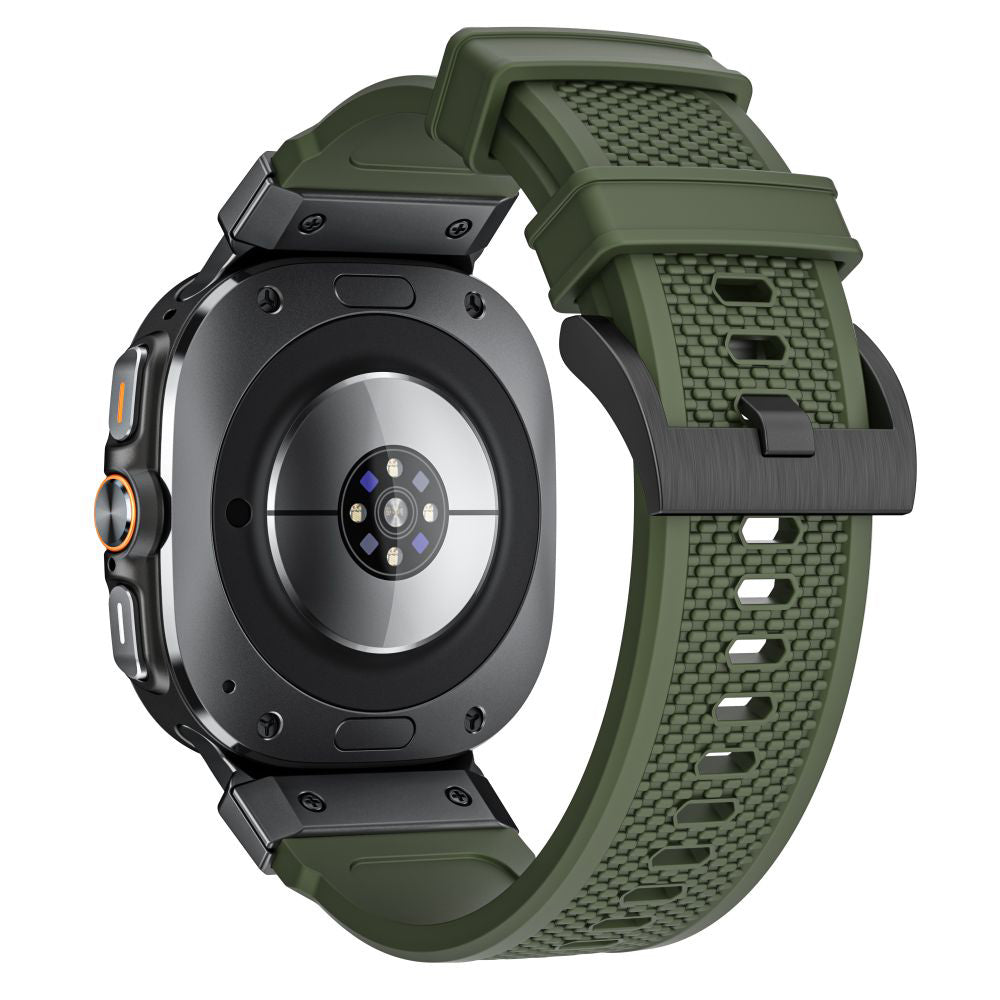 Bracelet Techsuit W068 pour Samsung Galaxy Watch Ultra, Vert Noir