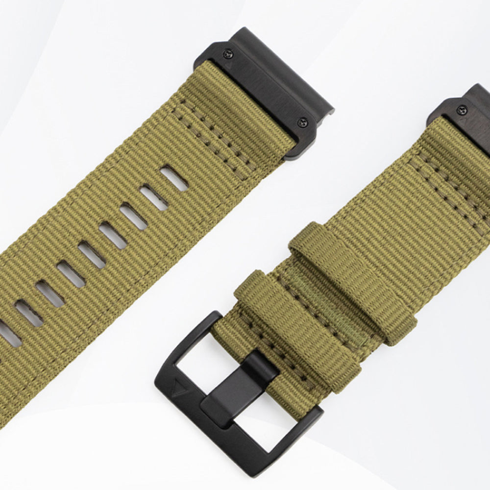 Bracelet Techsuit W070 pour Garmin Watch Fenix / Forerunner / Approach Series, 22mm, Bleu Marine