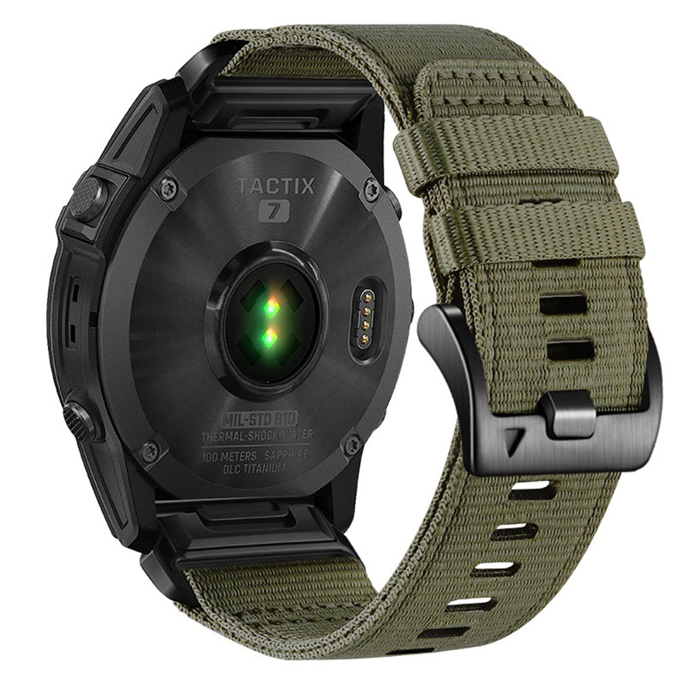 Bracelet Techsuit W070 pour Garmin Watch Fenix Series, 26mm, Vert Foncé