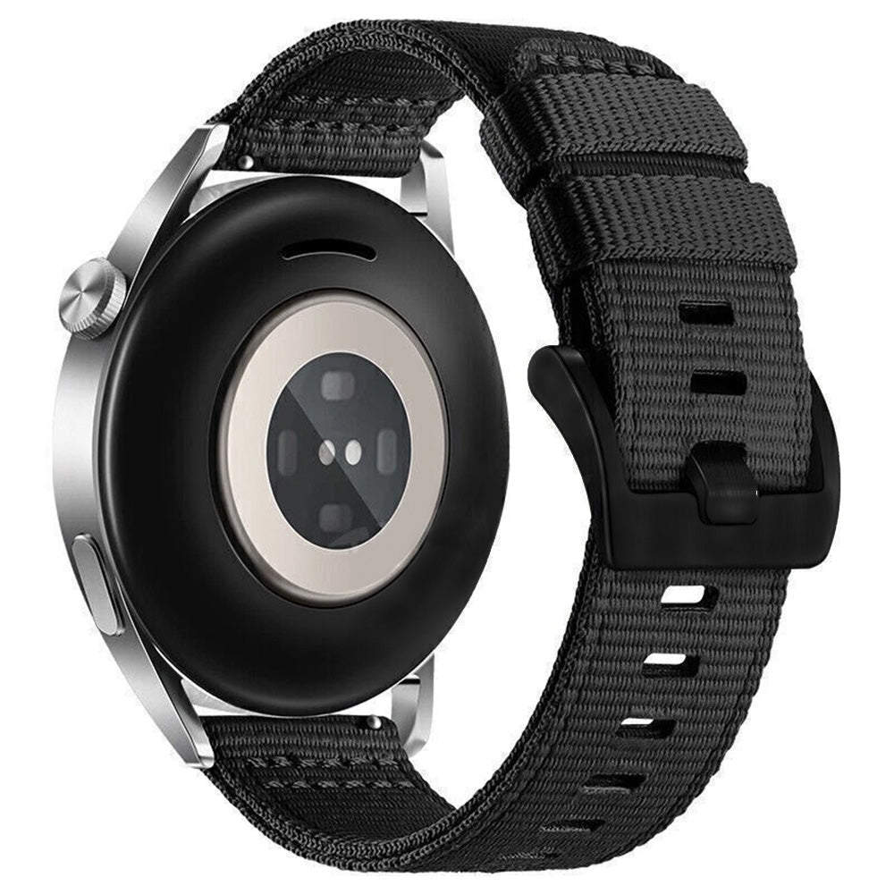 Bracelet Techsuit W070 pour Samsung Galaxy Watch / Huawei Watch Series, 20mm, Noir