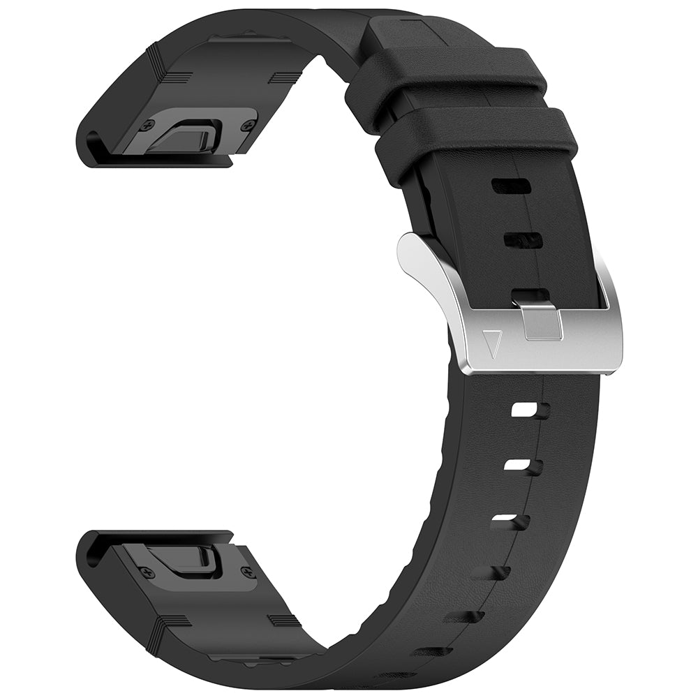 Bracelet Techsuit W071 pour Garmin Instinct / Approach / Fenix Watch Series, 20mm, Noir