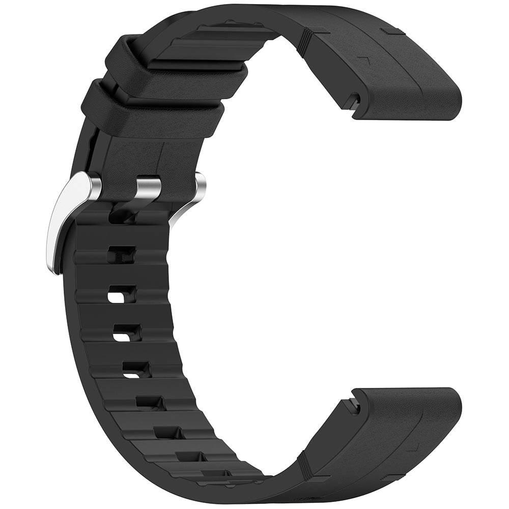 Bracelet Techsuit W071 pour Garmin Instinct / Approach / Fenix Watch Series, 20mm, Noir