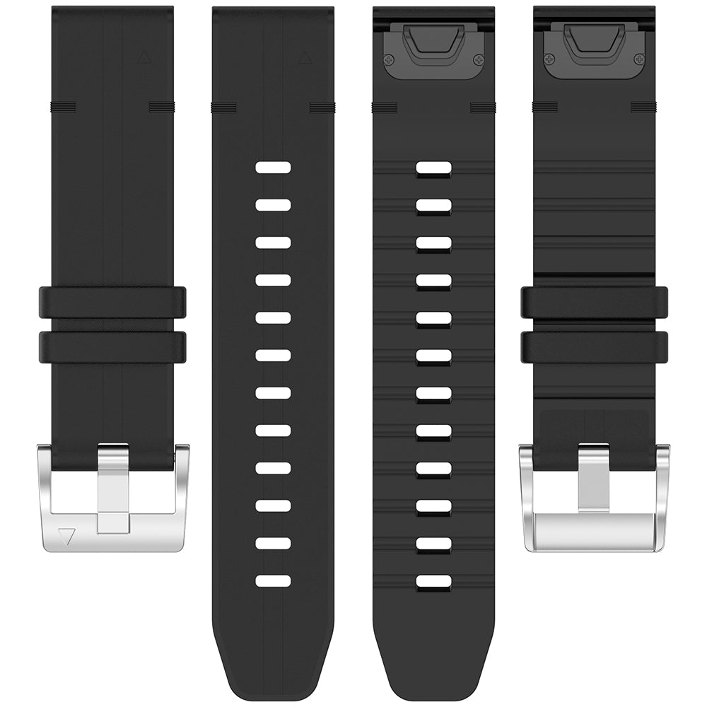 Bracelet Techsuit W071 pour Garmin Instinct / Approach / Fenix Watch Series, 20mm, Noir