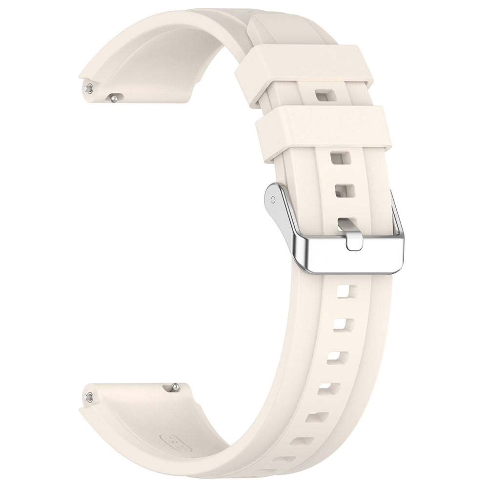 Bracelet Techsuit W075 pour Huawei Watch / Garmin Watch Series, 18mm, Beige