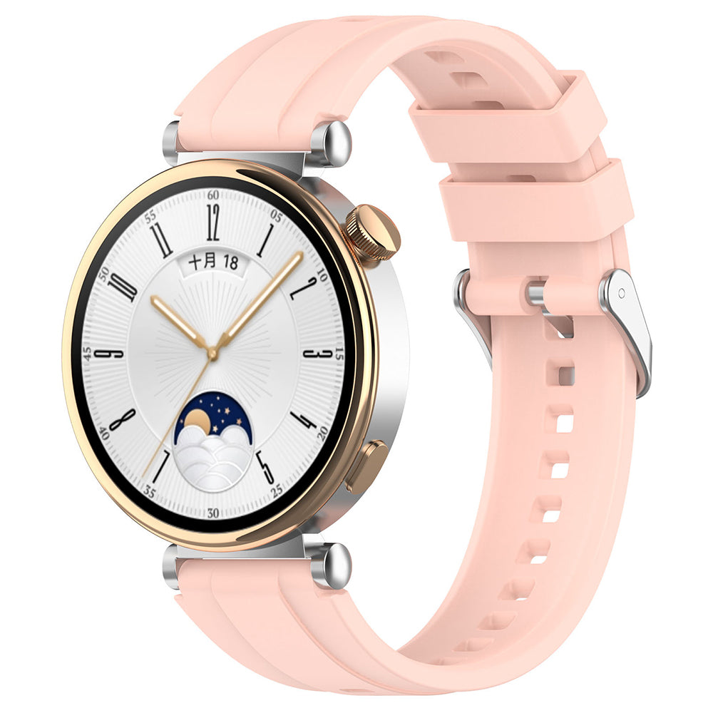 Bracelet Techsuit W075 pour Huawei Watch / Garmin Watch Series, 18mm, Rose.
