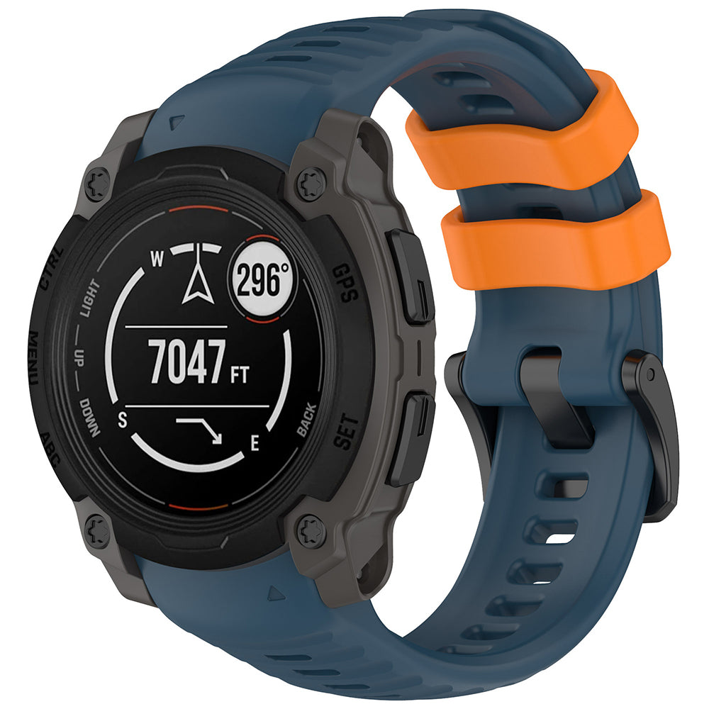 Bracelet Techsuit W076 pour Garmin Instinct E 40mm, Bleu