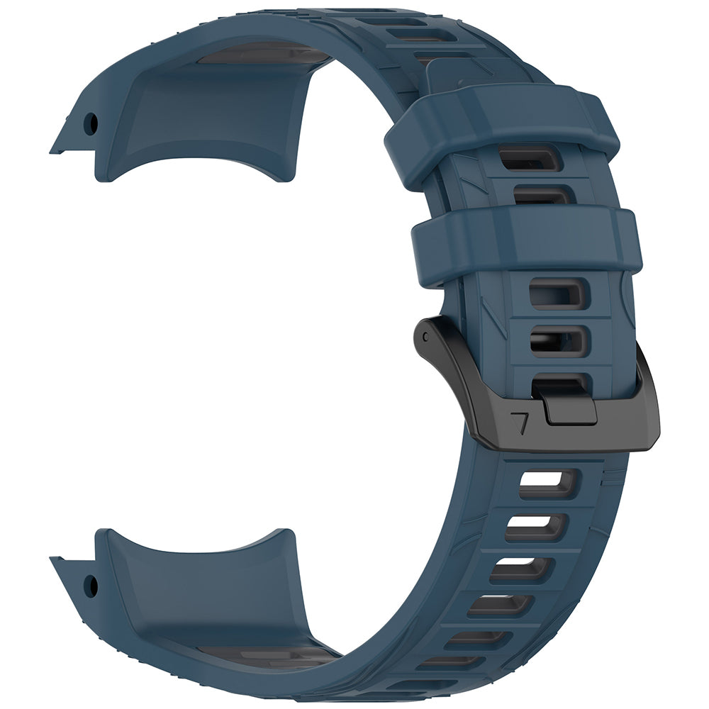 Techsuit W077 Strap for Garmin Instinct 3 50mm Solar / Instinct 3 50mm, Navy Blue