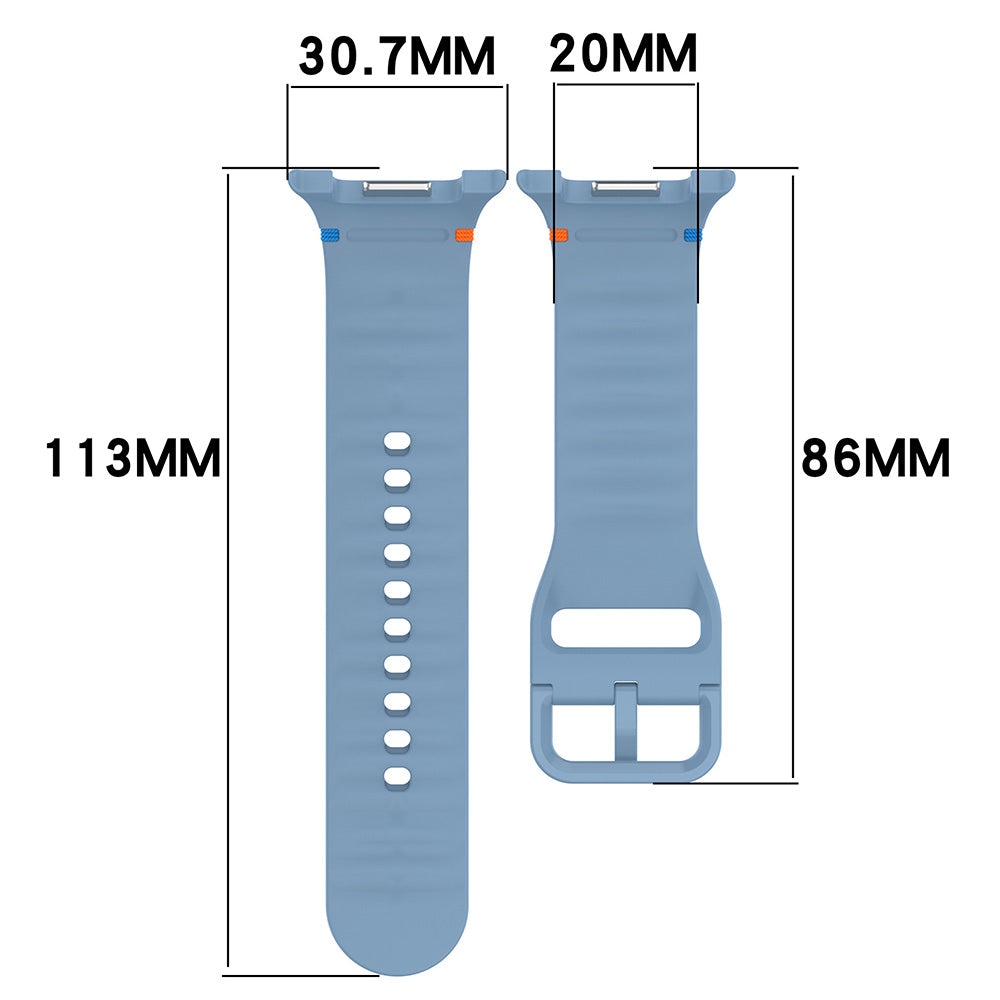 Bracelet Techsuit W079 pour Samsung Galaxy Watch 8 Classic / Watch8 44mm / Watch 8 40mm, Beige