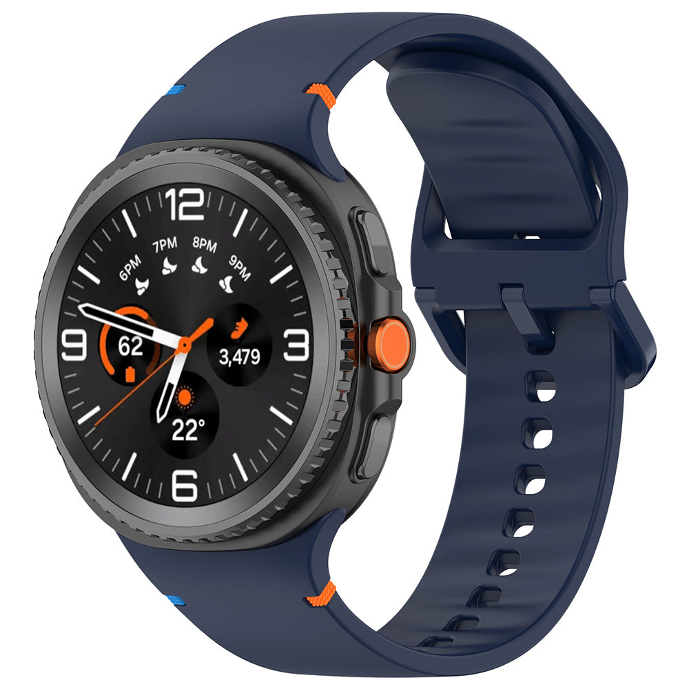 Bracelet Techsuit W079 pour Samsung Galaxy Watch9 / Watch8 / Watch8 Classic Series, Bleu marine