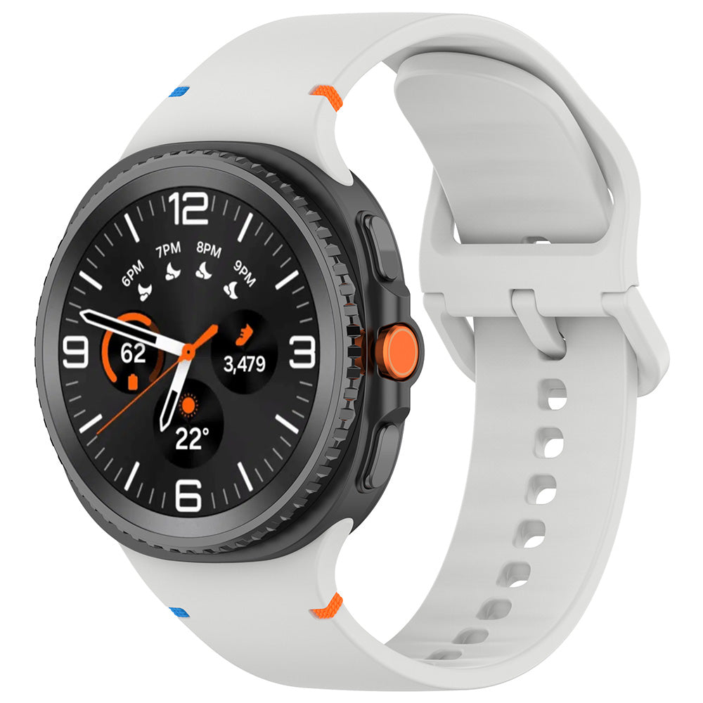 Bracelet Techsuit W079 pour Samsung Galaxy Watch8 / Série Watch8 Classic, Gris