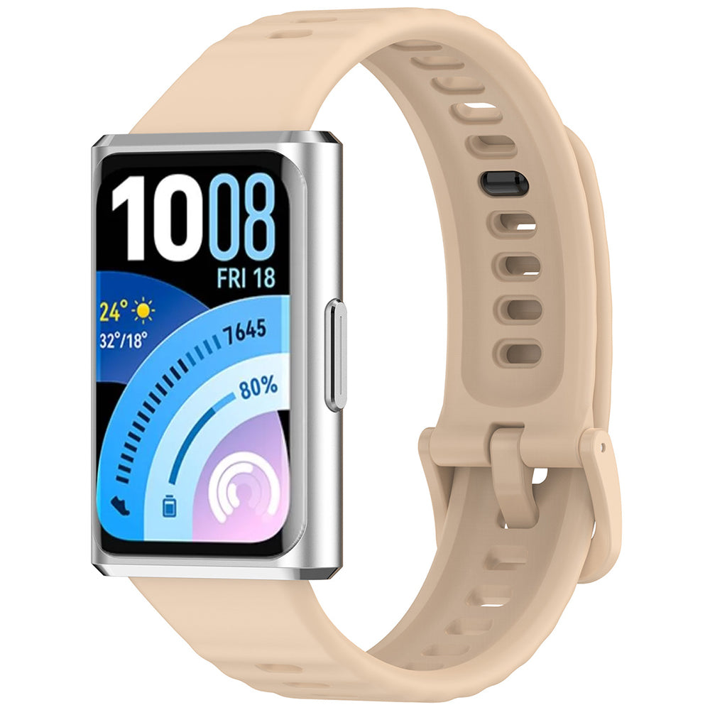 Bracelet Techsuit W082 pour Huawei Band 11 / 11 Pro, Beige