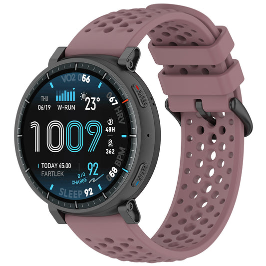 Bracelet Techsuit W083 pour Amazfit Watch / Samsung Watch Series, 22mm, Mauve