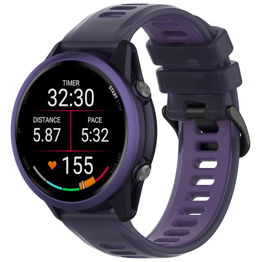 Bracelet Techsuit W084 pour Samsung Galaxy Watch / Huawei Watch Series, 22mm, Violet