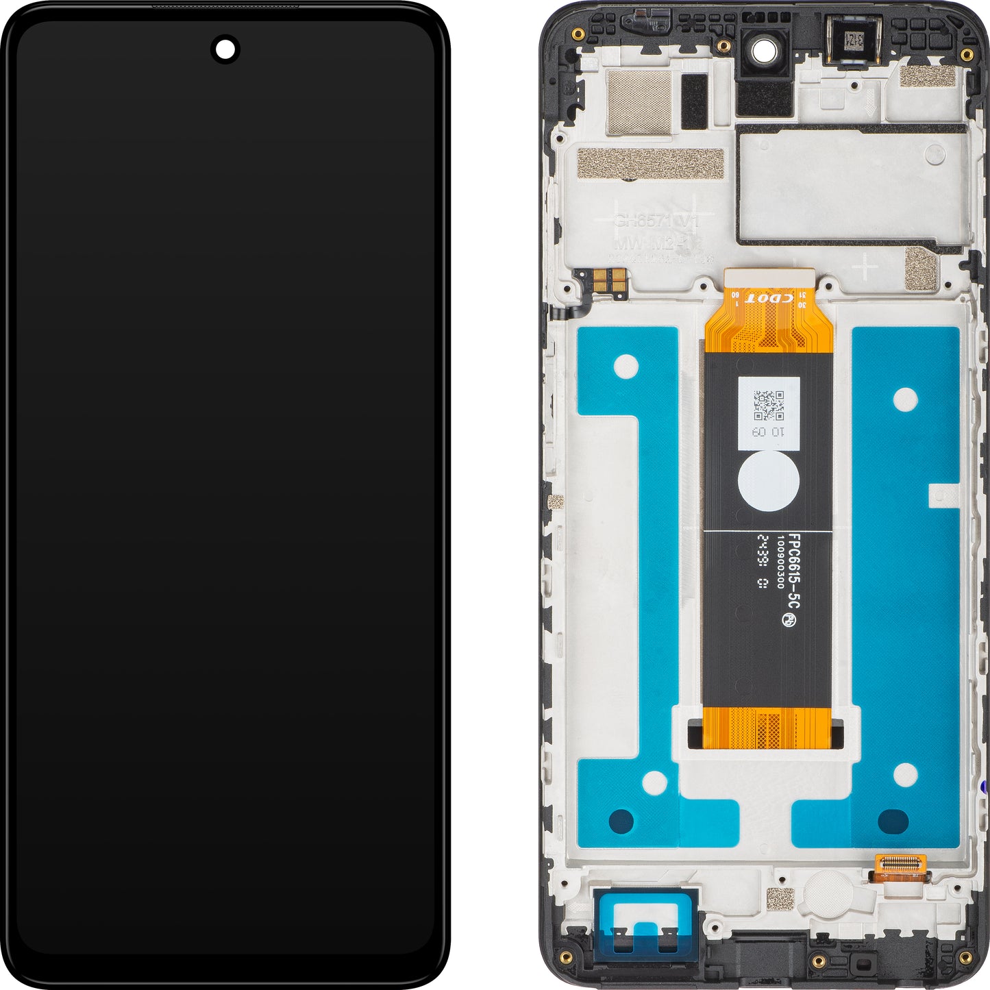 Ecran tactile HMD Pulse+ / Pulse Pro / Pulse, avec cadre, noir, Service Pack 286940623