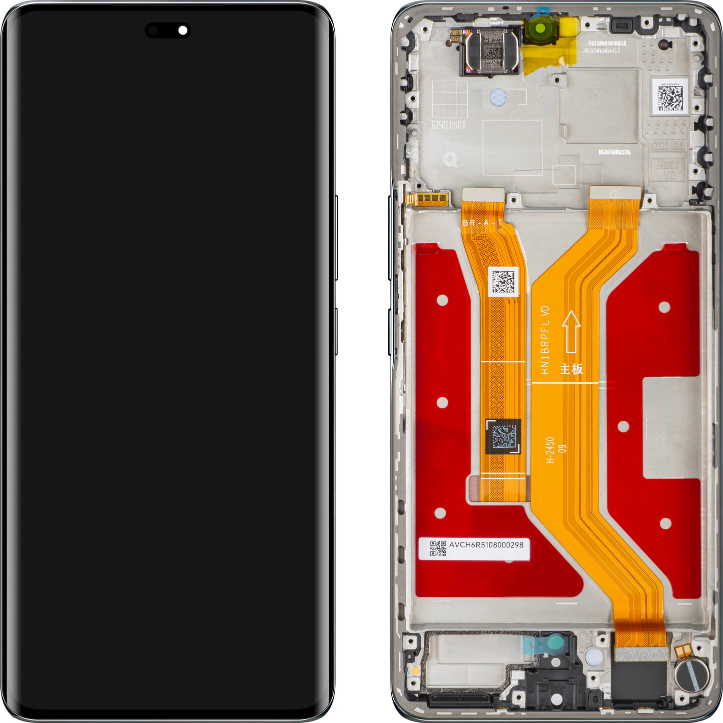 Honor Magic7 Lite Display with Touchscreen, with Frame, Black (Titanium Black), Service Pack 0235AMMM