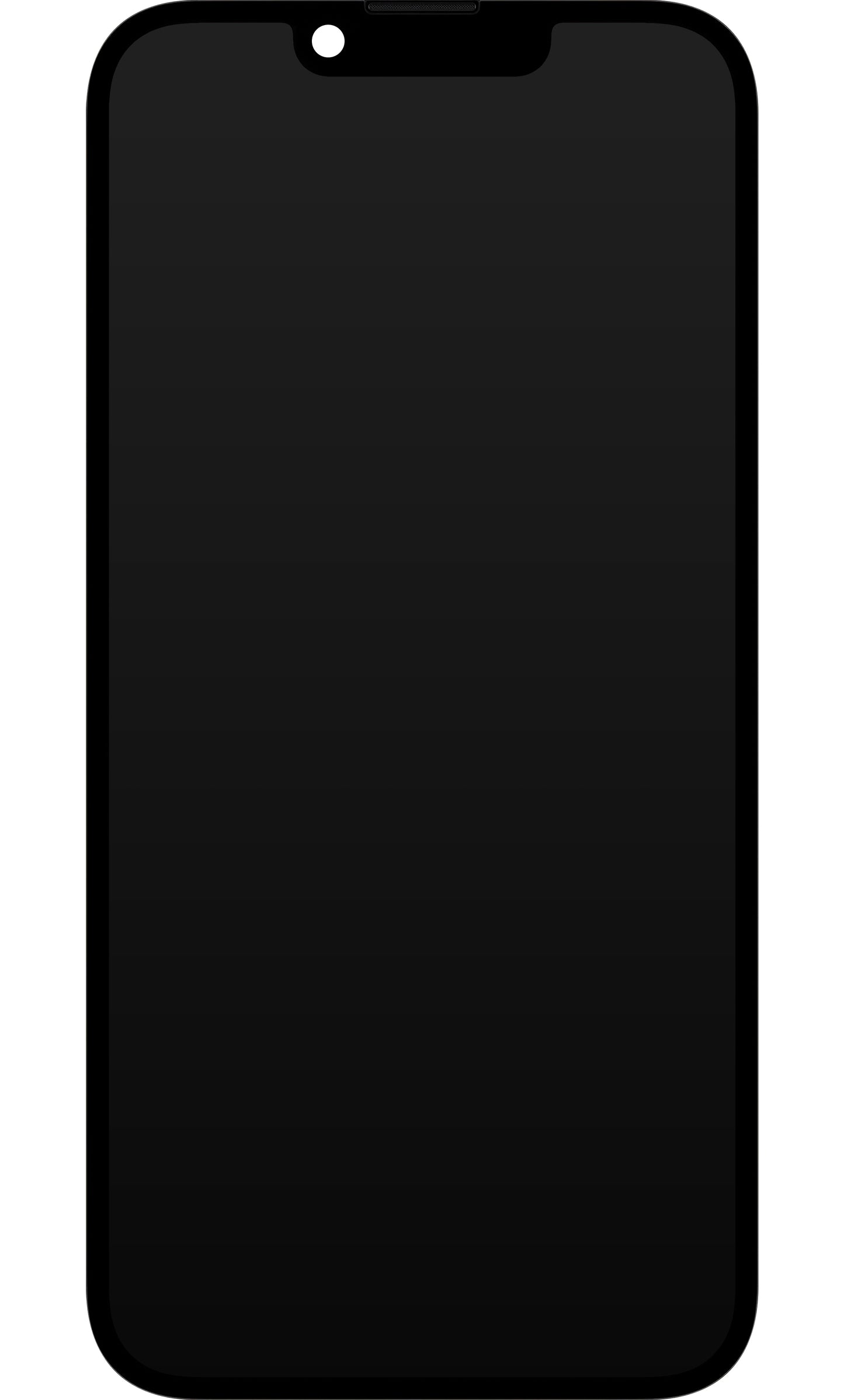 JK Écran tactile pour Apple iPhone 14, avec cadre, version In-Cell LCD, noir