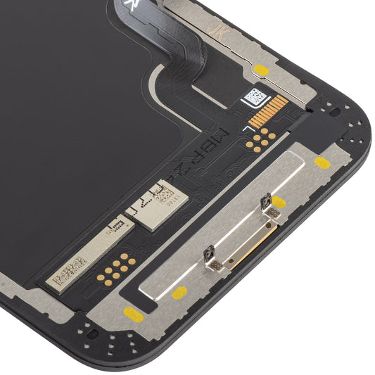 Ecran tactile JK pour Apple iPhone 12 mini, avec cadre, version In-Cell LCD, noir