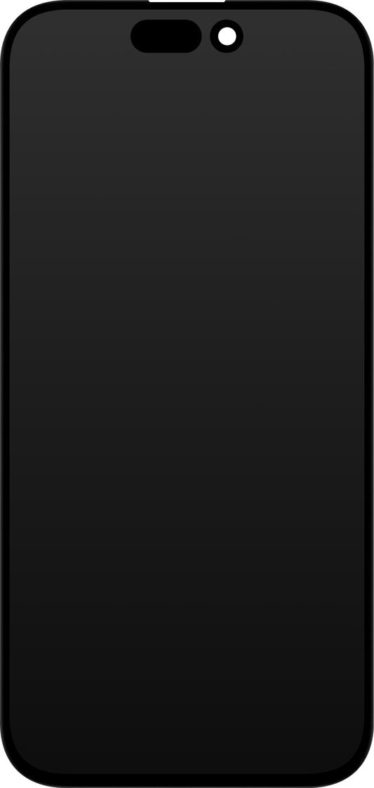 JK Écran tactile pour Apple iPhone 15 Pro, avec cadre, version In-Cell LCD, noir