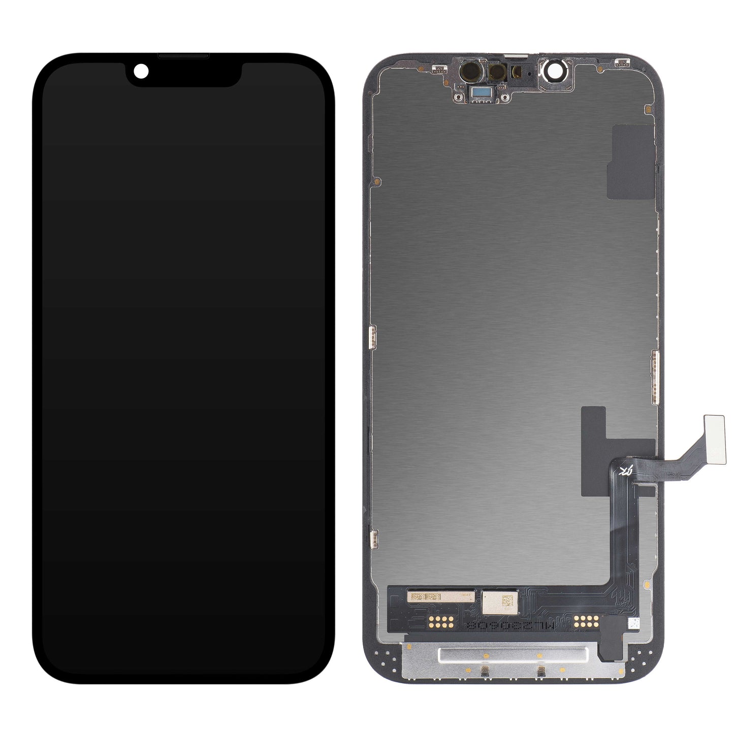 JK Écran tactile pour Apple iPhone 14, avec cadre, version In-Cell LCD, noir