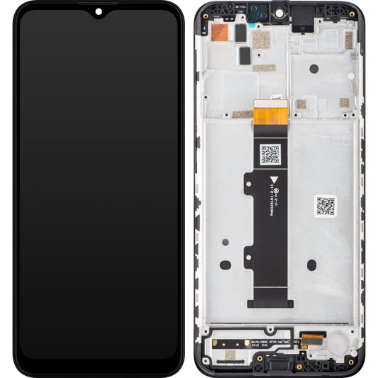Écran tactile Motorola Moto G20, avec cadre, noir, Service Pack 5D68C18521