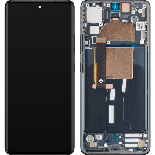 Écran tactile Motorola Edge 30 Fusion, avec cadre, noir (gris cosmique), Service Pack 5D68C21527