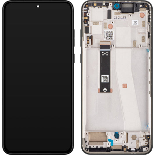 Écran tactile Motorola Edge 30 Neo, avec cadre, noir (Black Onyx), Service Pack 5D68C21403