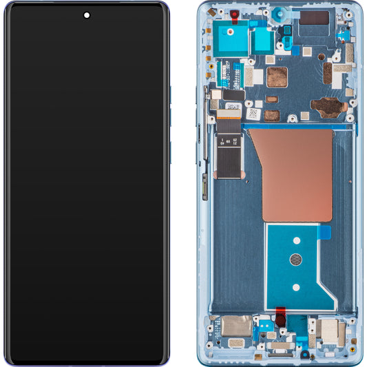 Écran tactile Motorola Edge 40 Pro, avec cadre, bleu lunaire, Service Pack 5D68C22011
