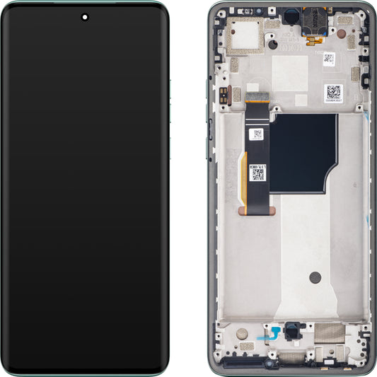 Écran tactile Motorola Edge 40 Neo, avec cadre, version L3, Turquoise (Soothing Sea), Service Pack 5D68C23159