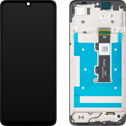 Écran tactile Motorola Moto G06 avec cadre, noir, pack de service 5D68C31263