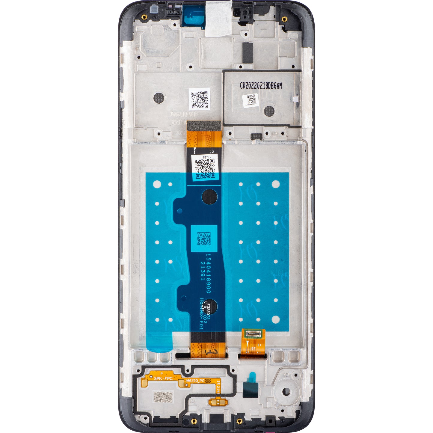 Motorola Moto Moto E7 Touchscreen Display with Frame, Black, Service Pack 5D68C17784