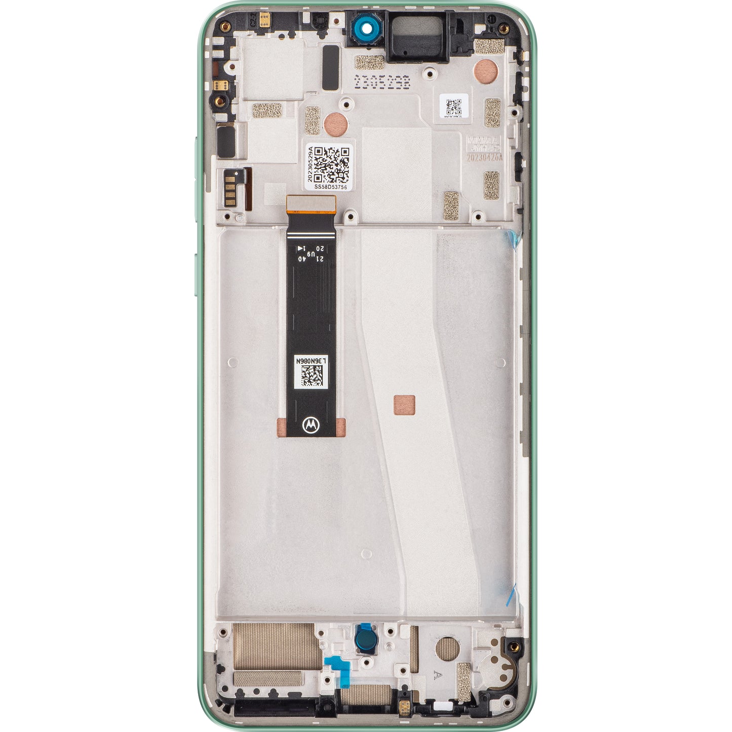 Motorola Edge 30 Neo Écran tactile, avec cadre, vert (Aqua Foam), Service Pack 5D68C21406