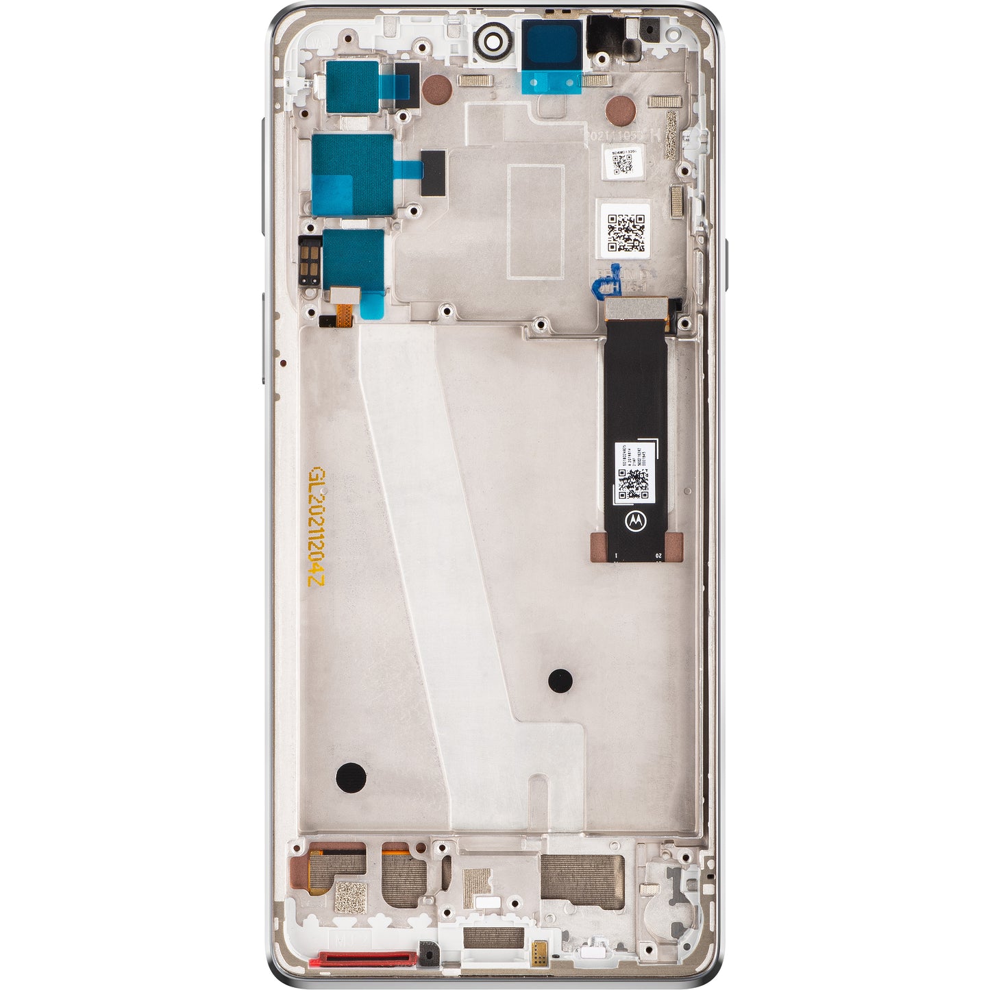 Motorola Edge 20 Écran tactile, avec cadre, blanc givré, Service Pack 5D68C19194