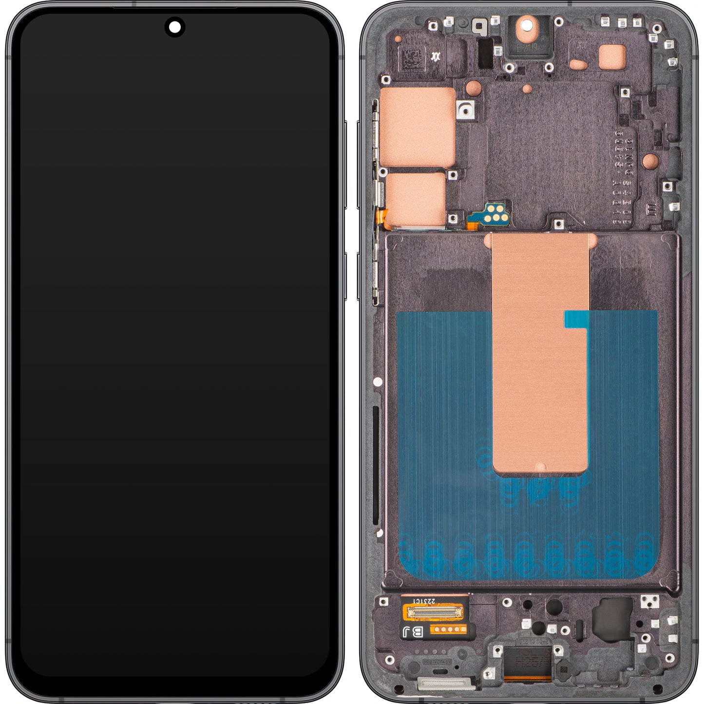 Écran avec Touchscreen MP compatible avec Samsung Galaxy S23+ S916, avec Cadre, Noir