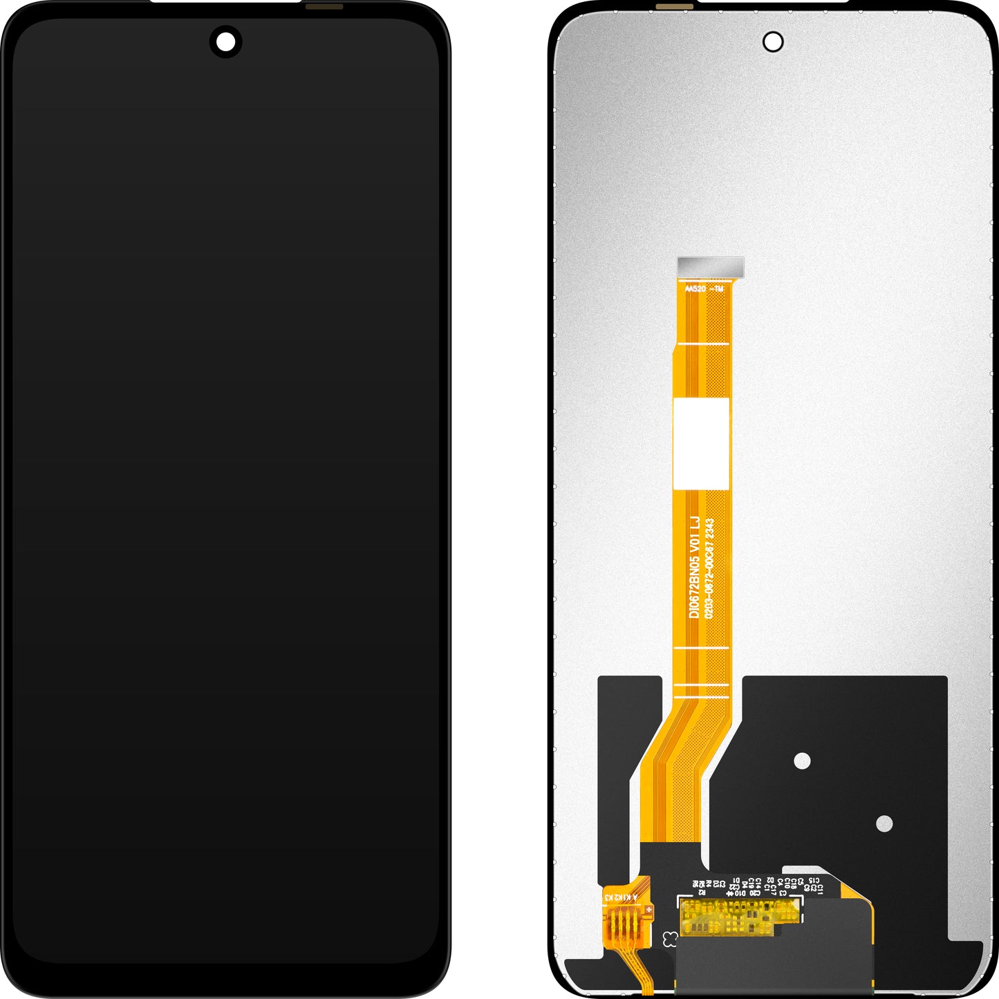Écran tactile MP compatible avec Realme C75 4G
