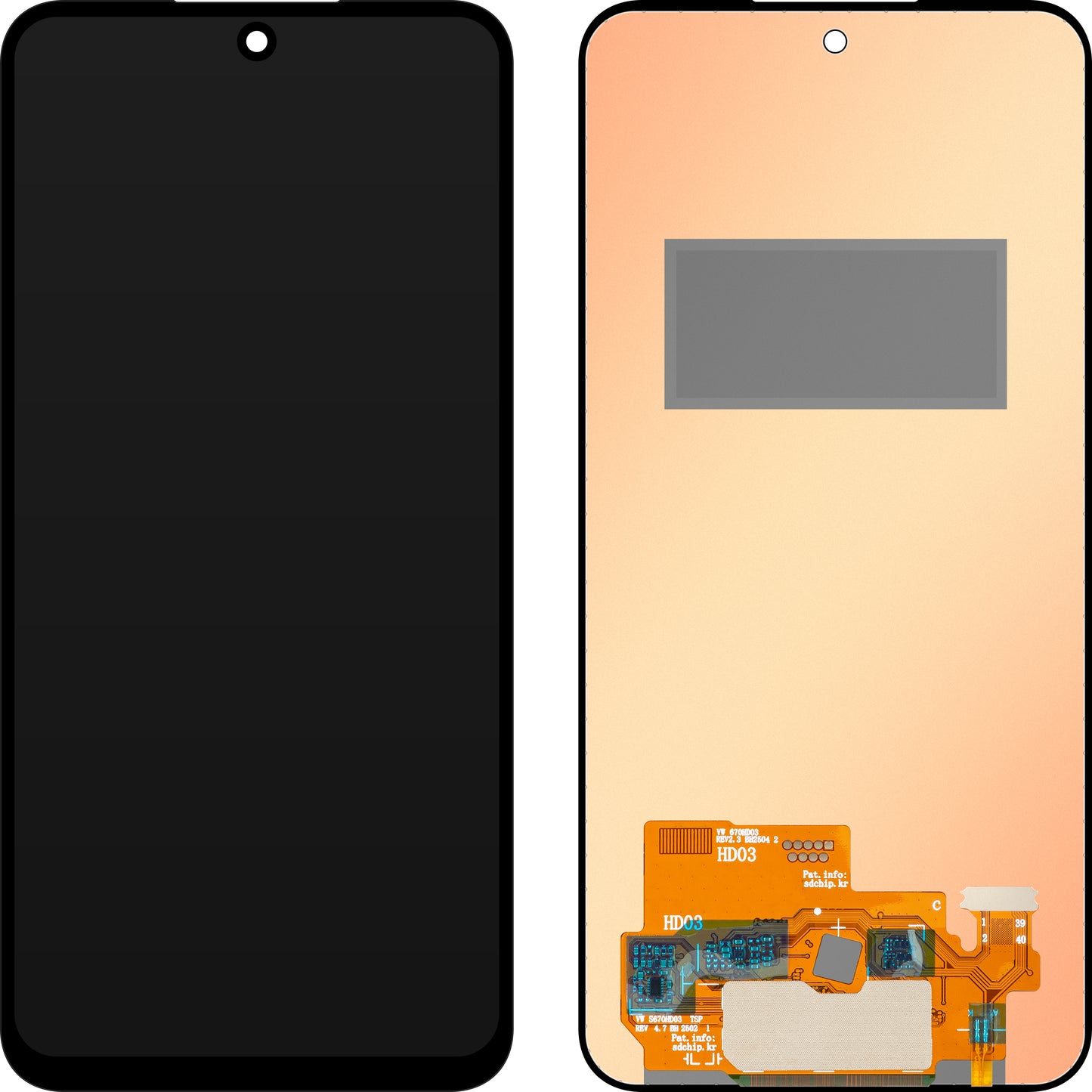 Écran tactile MP compatible avec Samsung Galaxy A36 A366 / A56 A566 / A37 5G