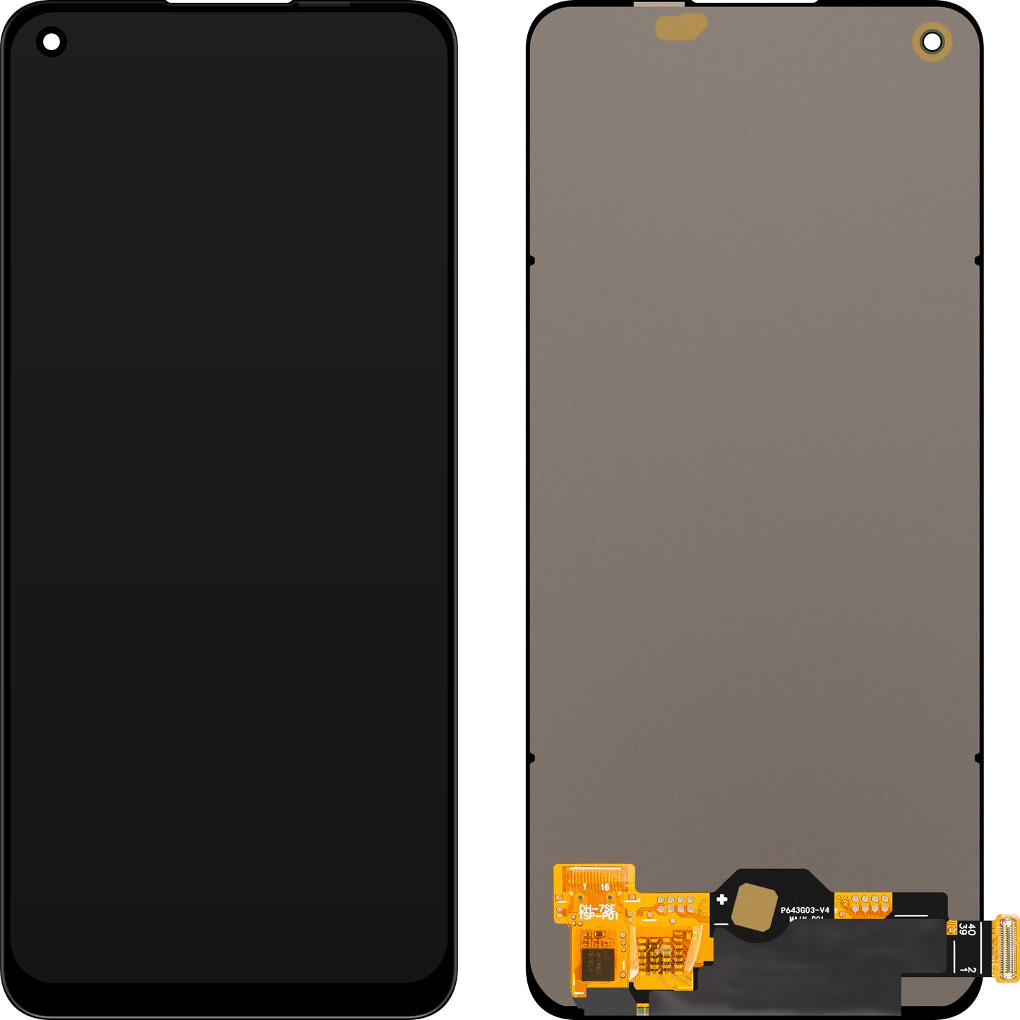 Écran avec écran tactile MP compatible avec Oppo A78 4G / F21 Pro / Find X5 Lite / Reno7 / Reno7 SE 5G / Reno8 4G / Reno8 T, version OLED