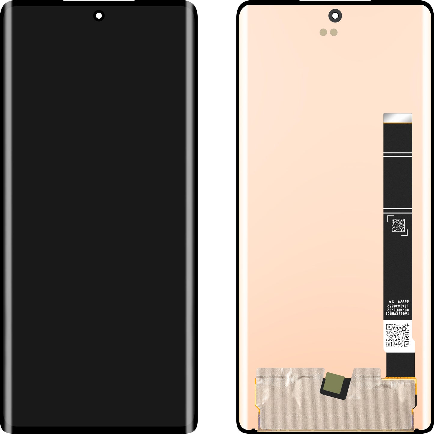 Écran avec Touchscreen MP compatible avec Motorola Edge 30 Ultra, Version OLED