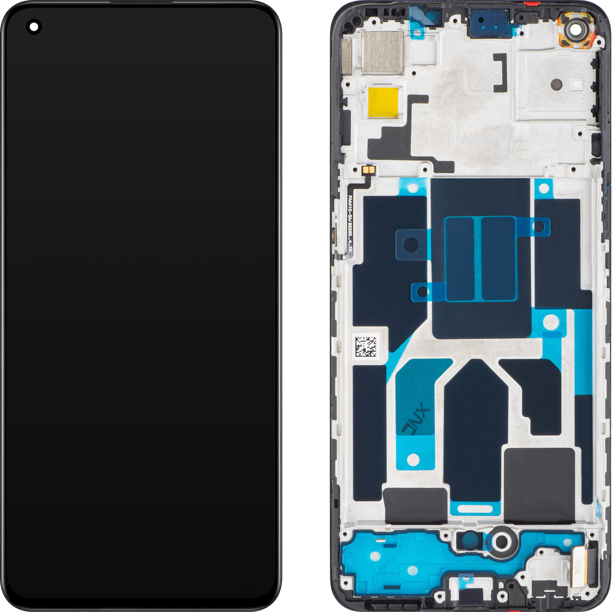 Écran tactile OnePlus Nord CE 5G, avec cadre, noir (Charkoal Ink), Service Pack 2011100302
