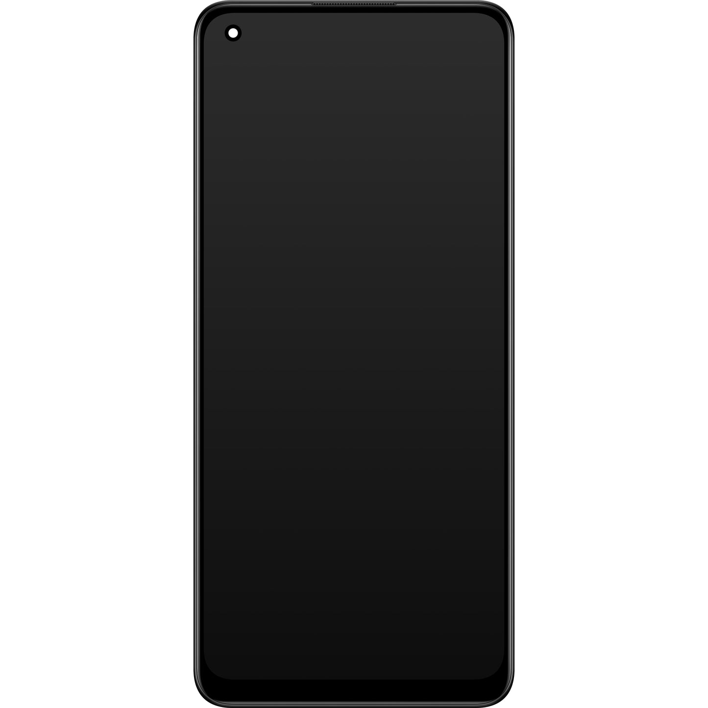Écran tactile Oppo Reno8, avec cadre, noir, Service Pack 4130256