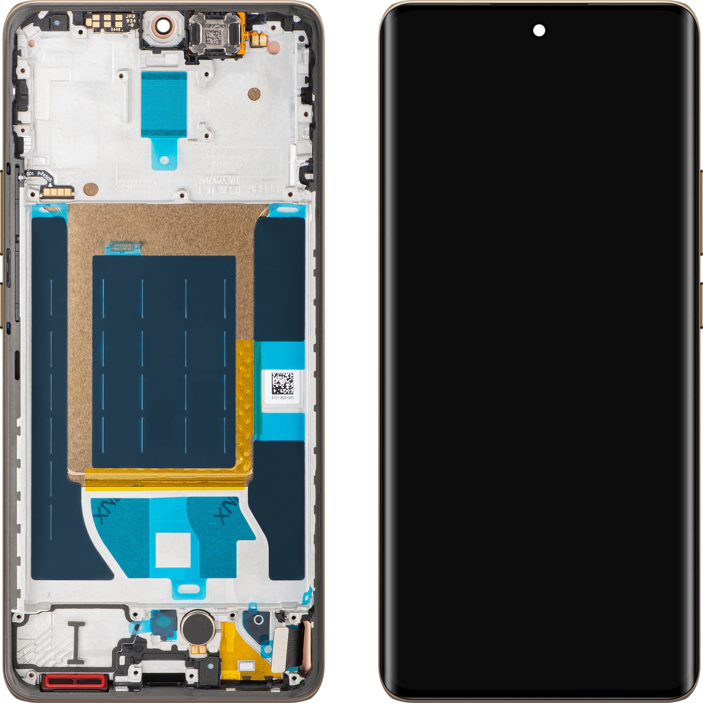 Écran tactile Realme 14 Pro avec cadre, blanc (Pearl White), Service Pack 621029000423