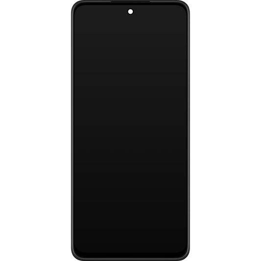 Realme C55 Touchscreen Display, with Frame, Black, Service Pack 4130438