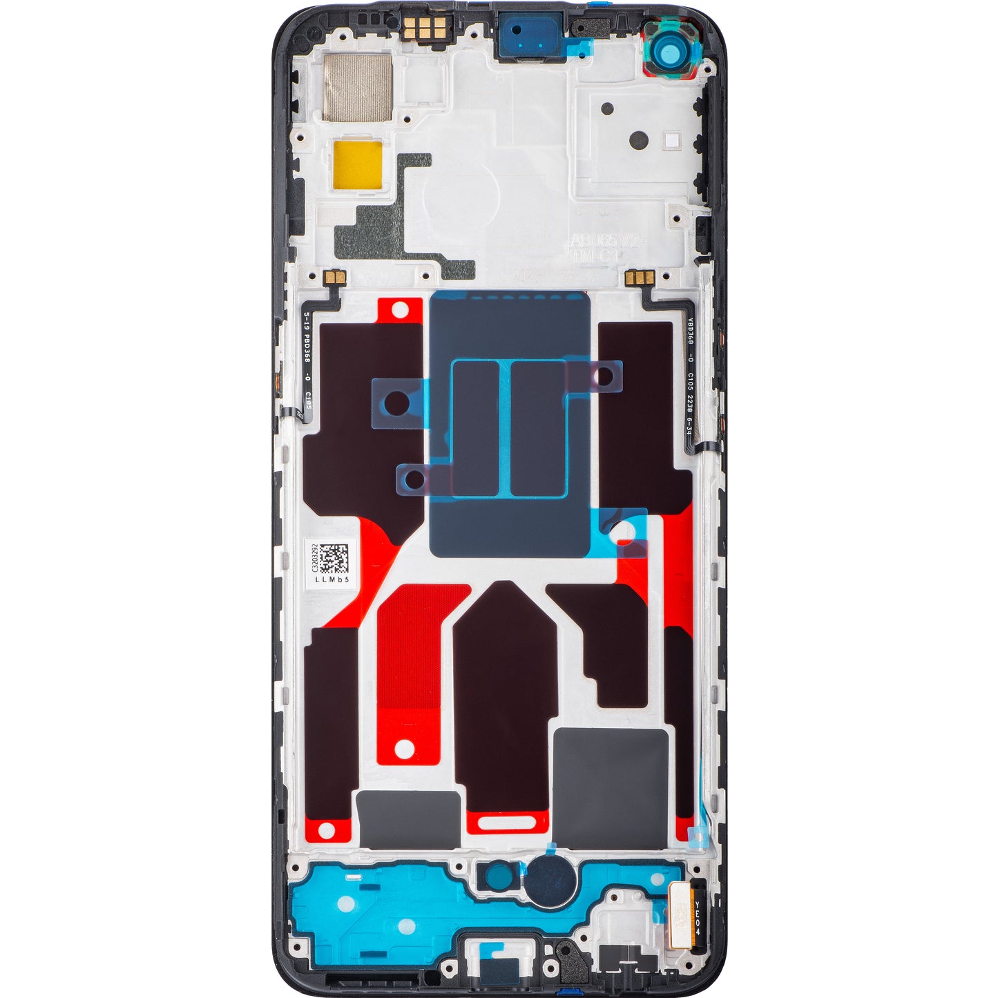 Écran tactile Realme GT Master, avec cadre, noir, Service Pack 4908139