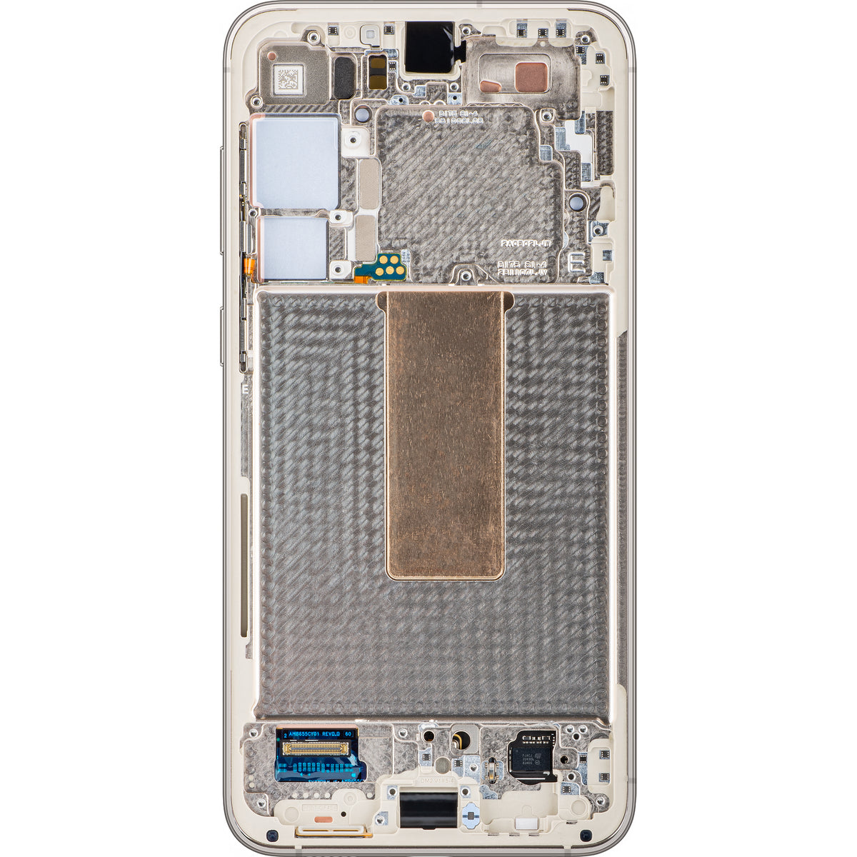 Écran tactile Samsung Galaxy S23+ S916, avec cadre, blanc (crème), Service Pack GH82-30476B