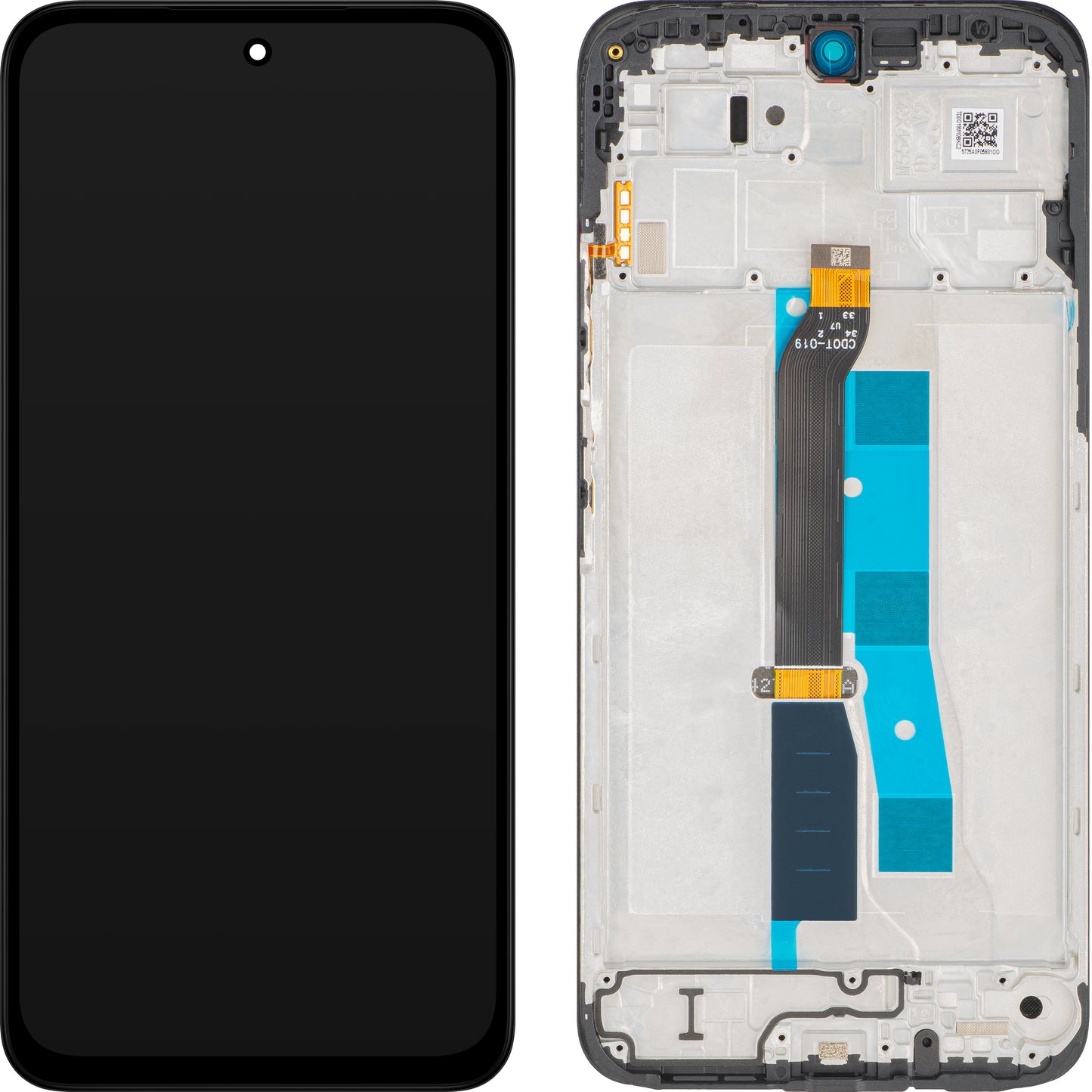 Écran tactile Xiaomi Redmi 15 5G, avec cadre, noir, échange 56002500O1900
