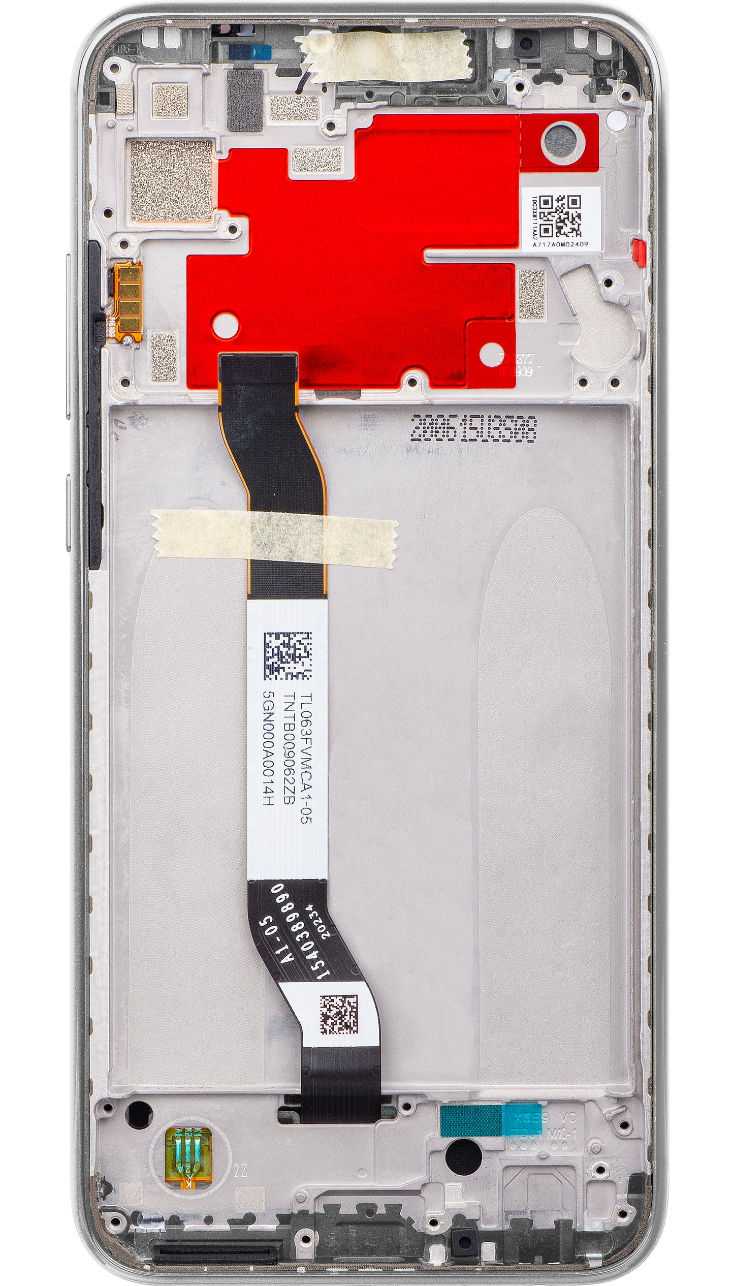 Xiaomi Redmi Note 8T Écran tactile, avec cadre, argent (blanc clair de lune), Service Pack 5600020C3X00