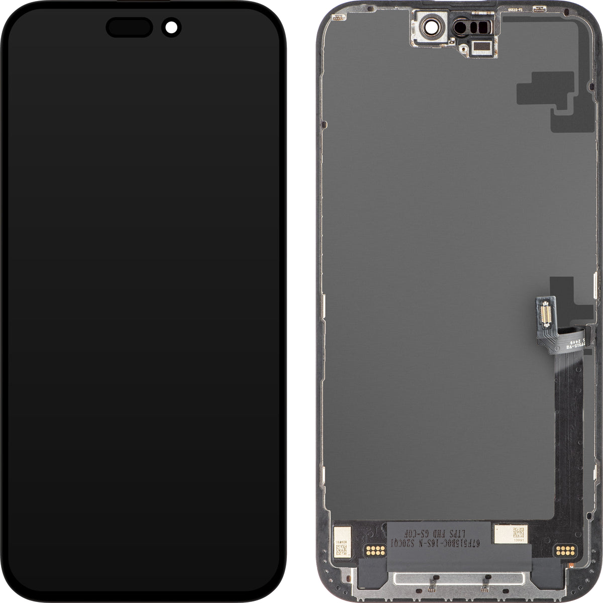 Écran avec Touchscreen ZY pour Apple iPhone 16 Plus, avec Cadre, Version LCD In-Cell IC Movable, Noir