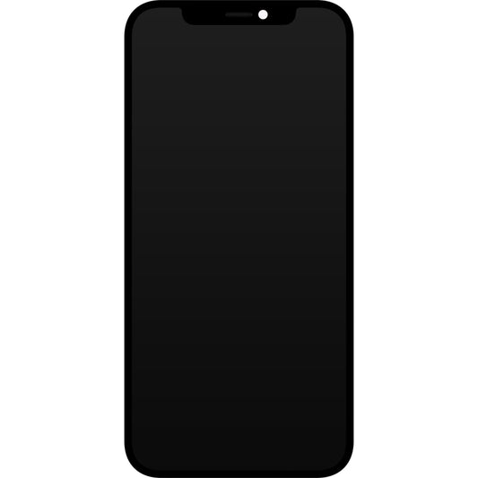 Écran tactile JK pour Apple iPhone 12 / 12 Pro, avec cadre, version In-Cell LCD, noir