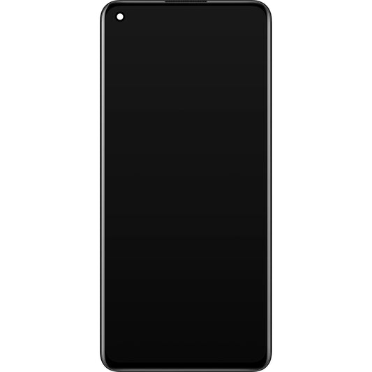 Realme GT2 Touchscreen Display, with Frame, Black, Service Pack 4909345