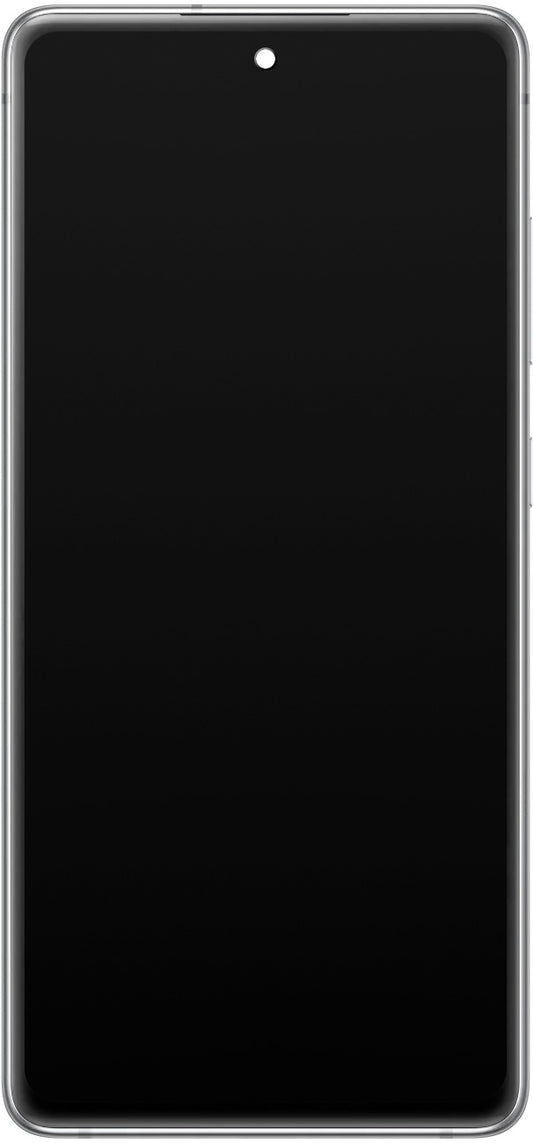 Écran tactile Samsung Galaxy S20 FE 5G G781, avec cadre, blanc, Service Pack GH82-24214B